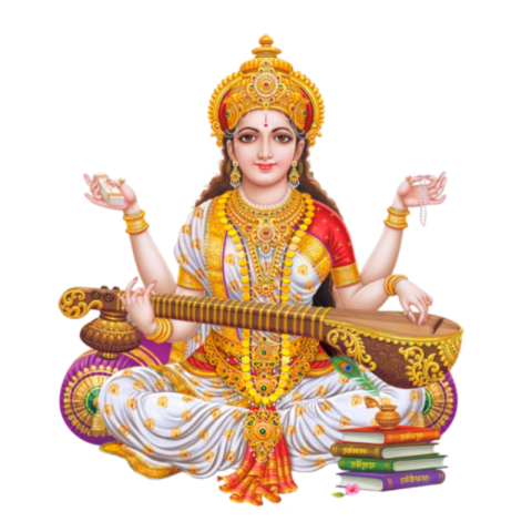 Saraswati HD photo PNG image download