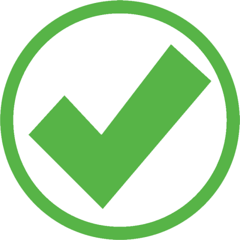 Check mark icon green colour PNG image download