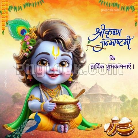 Krishna Janmashtami background download