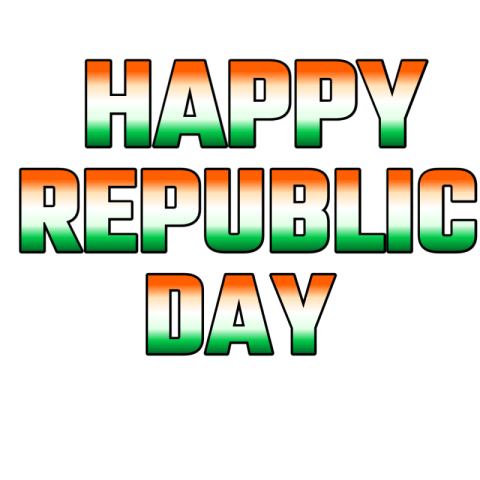 REPUBLIC DAY ENGLISH TEXPNG DOWNLOAD FREE