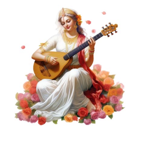 Png image Saraswati ji DOWNLOAD FREE