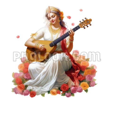 Png image Saraswati ji DOWNLOAD FREE