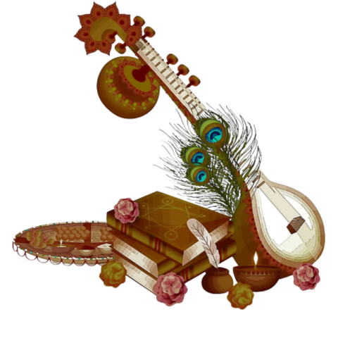 Saraswati Puja PNG IMAGE DOWNLOAD FREE
