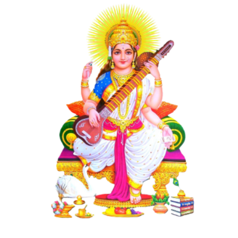 HD PNG DOWNLOAD SARASWATI Ji HAPPY BASANT PANCHMI