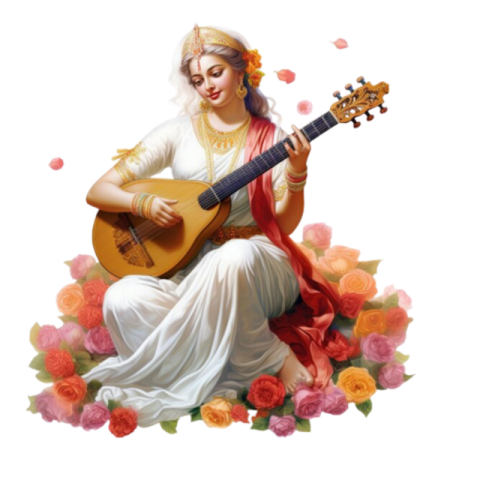 SARASWATI PUJA PNG IMAGE DOWNLOAD FREE