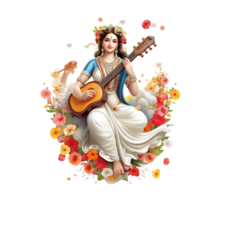 SARASWATI ji PNG IMAGE DOWNLOAD FREE