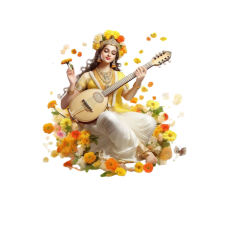 SARASWATI PUJA PNG IMAGES DOWNLOAD png
