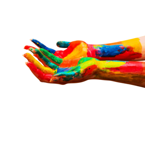 Holi Handprint colorful holi PNG HD DOWNLOAD