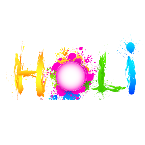 happy holi colorful creative text effect DOWNLOAD