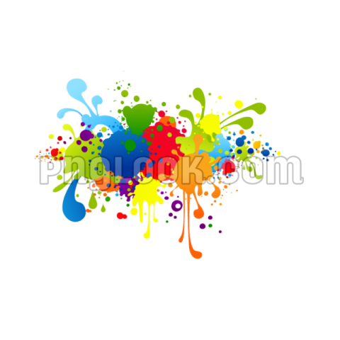 Happy Holi Colors Splash Powder Festival Of India Free PNG