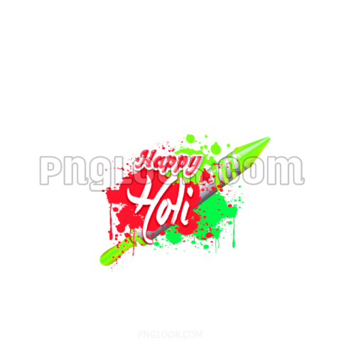 Happy Holi Pichkari PNG image download