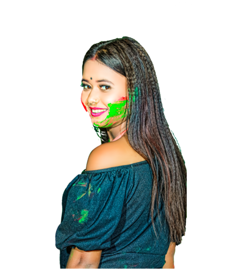 Holi actress PNG image