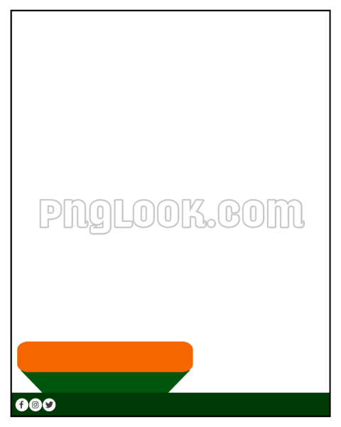 BJP poster frame design PNG image download